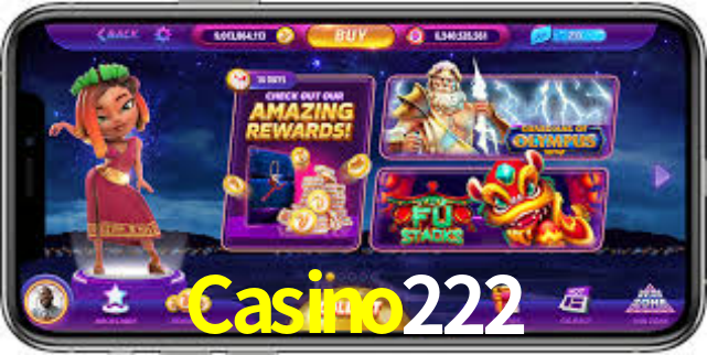 Interface do App Casino222